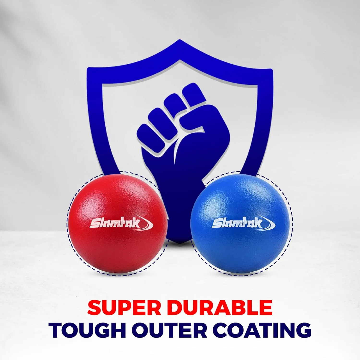 – Foam Coated Dodgeballs – for Indoor or Outdoor Games and Exercises – Soft and Safe – Ideal PE, Gym, or Playground Equipment