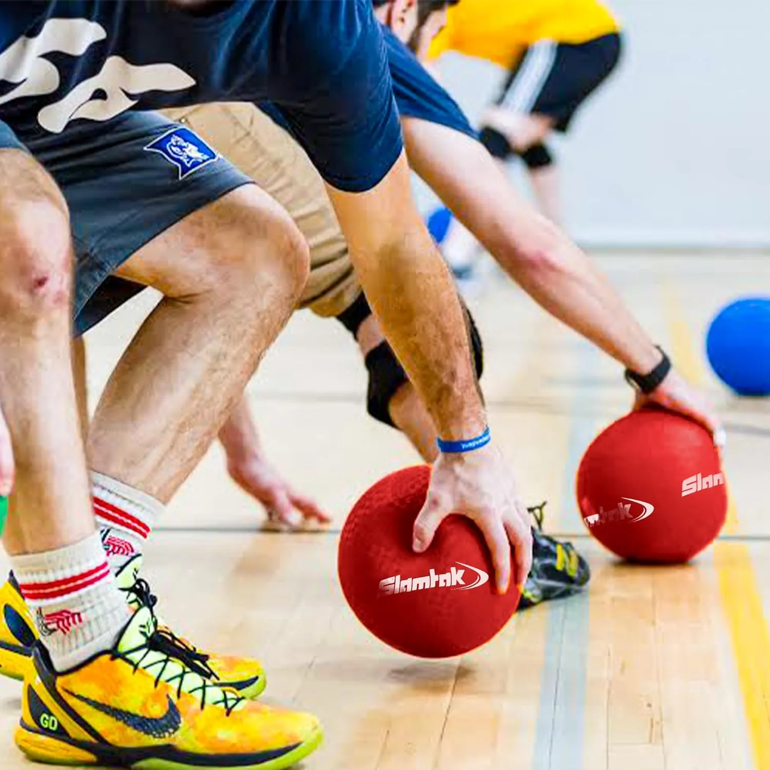 – Foam Coated Dodgeballs – for Indoor or Outdoor Games and Exercises – Soft and Safe – Ideal PE, Gym, or Playground Equipment