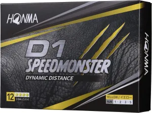 本間ゴルフ HONMA ゴルフボール D1 Speed Monster スピードモンスター 1ダース 12個入
