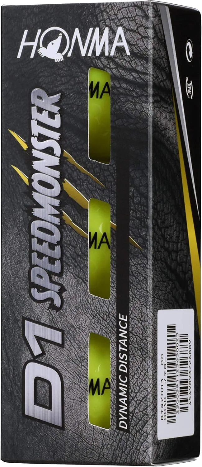 本間ゴルフ HONMA ゴルフボール D1 Speed Monster スピードモンスター 1ダース 12個入