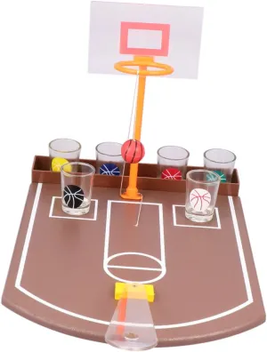 1 Set Acrylic Tabletop Basketball Toy Mini Hoop Bar Supplies Bar Prop Entertainment Supplies