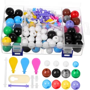 1 Set Molecular Model Kit for Chemistry Organic Structures Teaching Tool Easy Assembly Models for Students Teachers and Researchers Portable Educational Supplies
