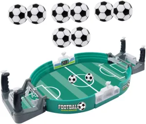 1 Set Portable Table Football Game Creative Soccer Fun for Parents Interactive Family Entertainment for Birthdays Festivals Compact Lightweight Design