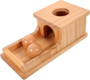 1 Set Sensory Box Wooden Ball Game for Early Education Enhances Fine Motor Skills Hand Coordination Safe and Smooth Design for Boys Family Fun Activity