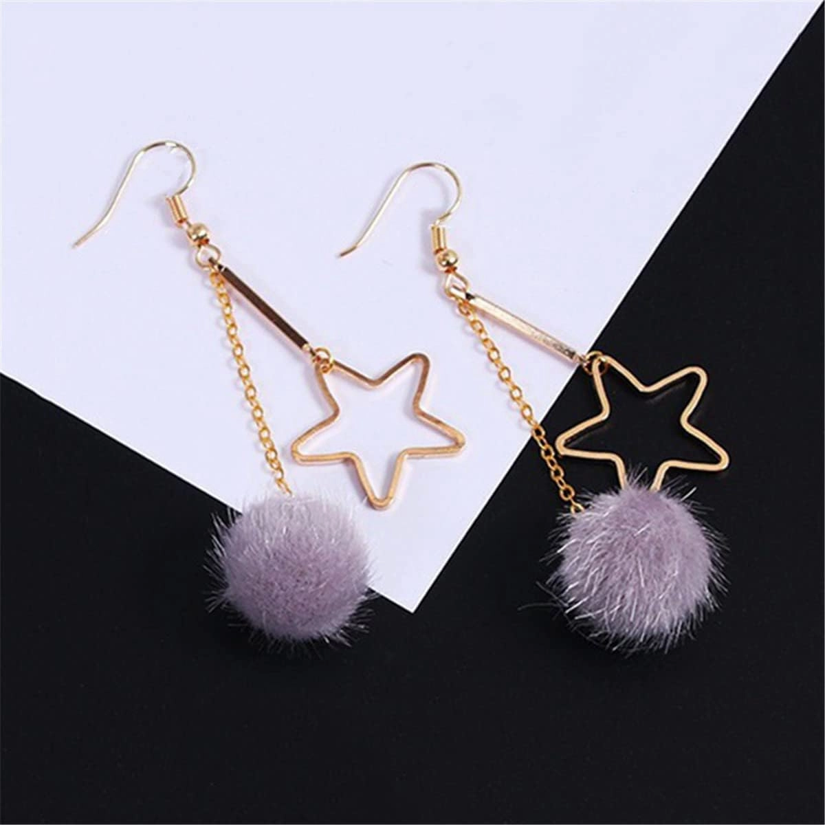 100 Pcs Fabric Fur Metallic Pompoms, Imitation Mink Fur Mini Round Faux Fur Fluffy Pom Pom Ball, Earrings DIY Fluffy Ball for Tassel Earrings Pendant Jewelry Keychain Making, Turmeric