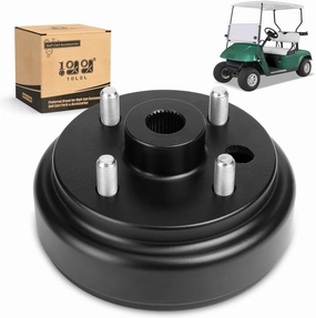 10L0L Golf Cart Brake Drum Hub Assembly for EZGO TXT 1991-up with 4 Cycle Gas Engines Replace OEM 21807-G1 21807G1 41843-94