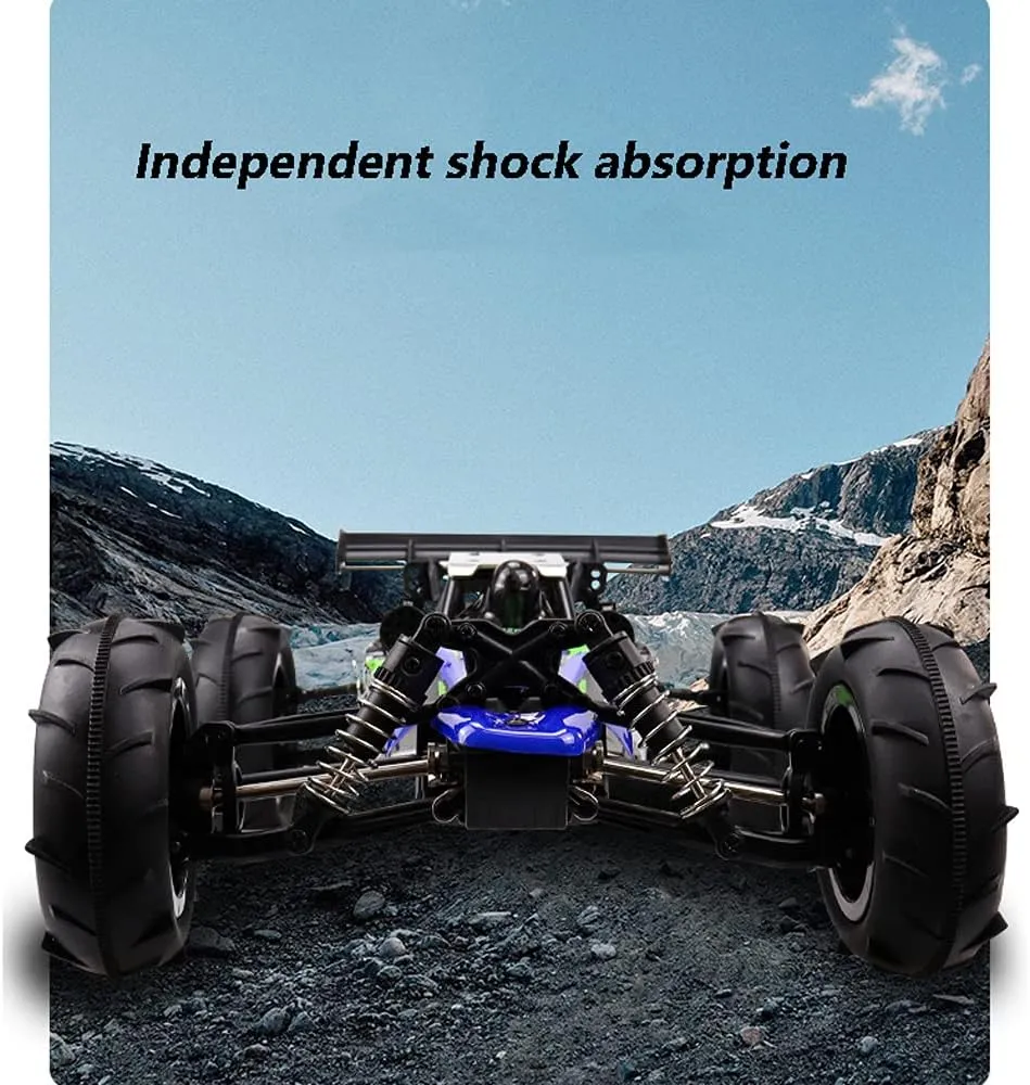 1/12 High-Speed Off-Road RC Vehicle, 4WD Rapid Drift RC Car, 2.4G Shock-Absorbing Climbing RC Truck, Electric Model Toy Racing Car, Birthday Gifts for Children and Adults