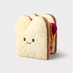 12" Stackable Peanut Butter and Jelly Sandwich Stuffed Animal - Gigglescape™