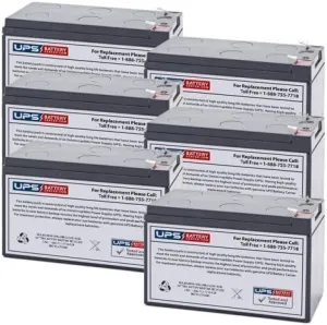 12V 8Ah SLA Battery Replacement for Aqua Vu AV360LCD Under Water Camera - 6 Pack