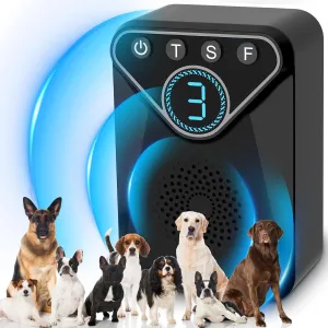 1500 mAh Rechargeable Anti Bark Dog Device - 9 Modes Bark Control for Dogs Up to 50 Ft Range
