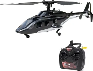 150BL V3 RC Helicopter for Adults, 5CH Fighter Aircraft with LED Lights & 2.4G Auto Hopping Tech Retemo Control - RTF