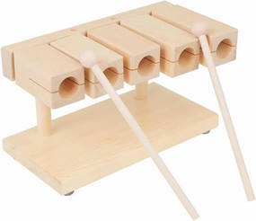 1 Set Music Teaching Tools Wooden Rhythm Block Percussion Instrument for Safe and Fun Musical Plaything for Early Musical Development