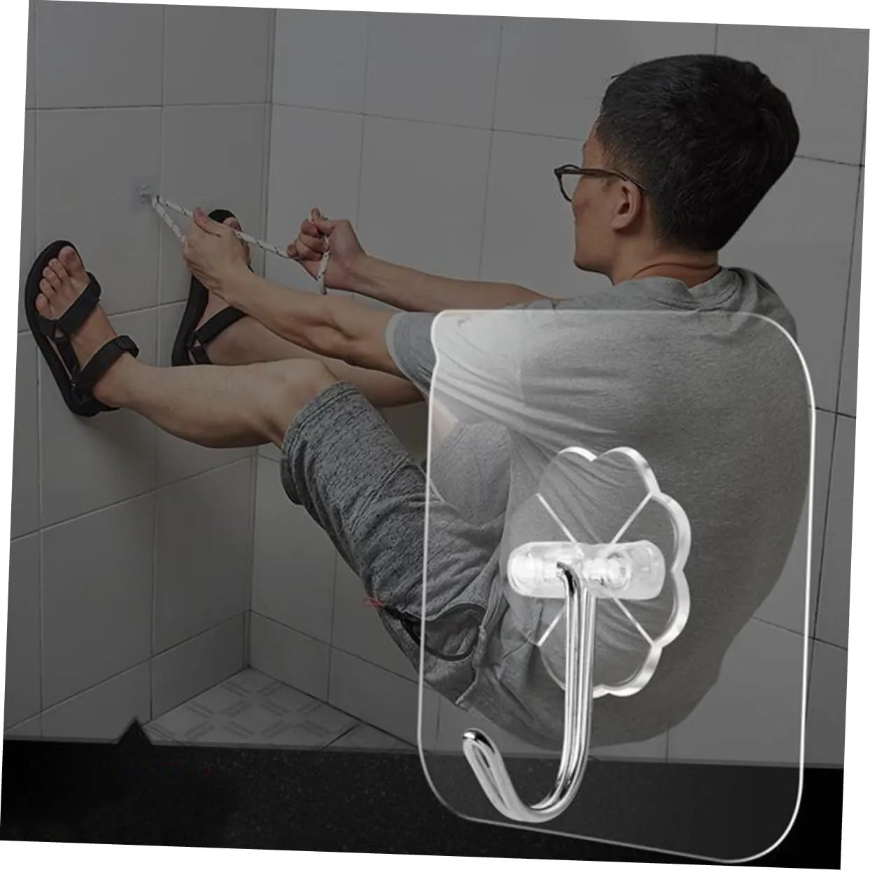 1pc Mini Transparent Door Hanging Basketball Board No Punching Required Easy Assembly Indoor Basketball for Home Office Sturdy Material Creative Fun for All Ages