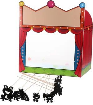 1Set Shadow DIY Kit Creative Hand Shadow Puppets for Enhance Storytelling Imagination Engaging Shadow Puppet Activity Color Your Own Puppets