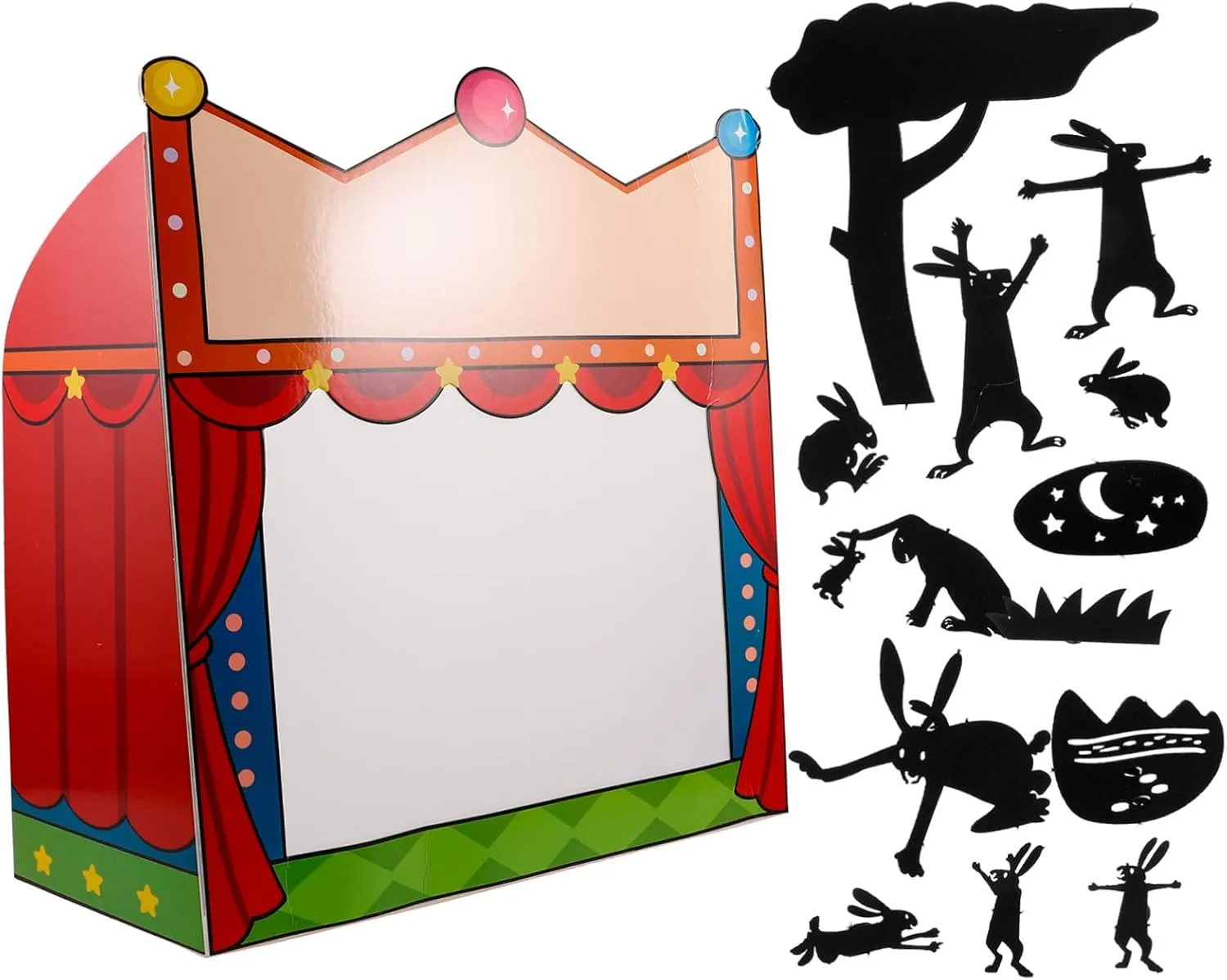 1Set Shadow Puppet Making Craft for Kit for Imaginative Play Science Experiments Puppet Show Theater and Storytelling Activities Engaging Educational