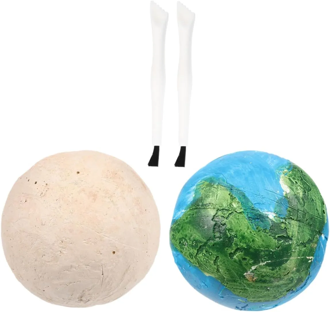 2 Sets Gemstone Planet Digging Kit Boys and Girls Educational Toys Digging DIY Plaything Kit