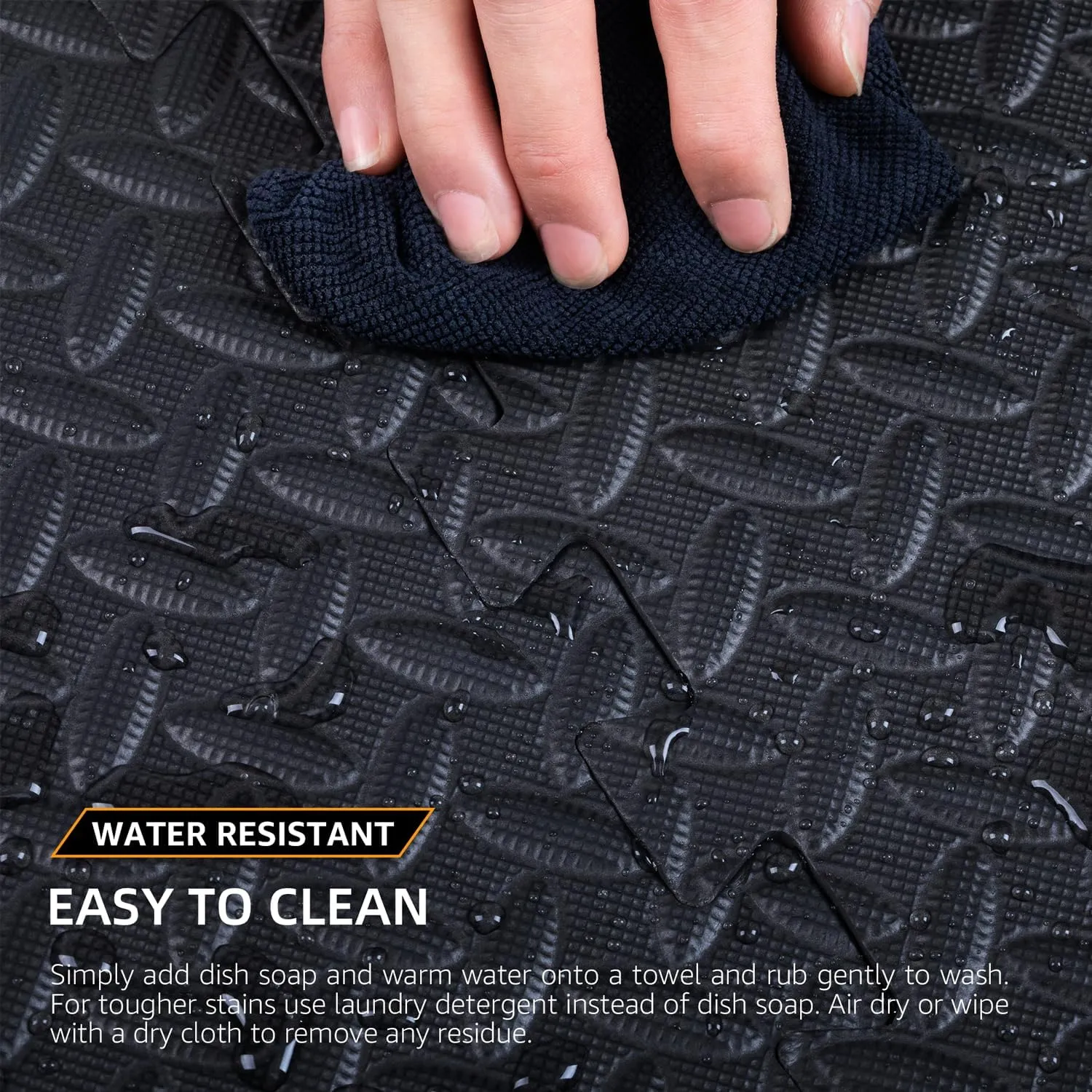 24 Pack - 1/2" Extra Thick Floor Exercise Mat for Home Gym Floor Padding for Kids - High-Density EVA Interlocking Foam Floor Tiles for Gym Equipment, Play Area, Yoga, Cardio, Weights, MMA