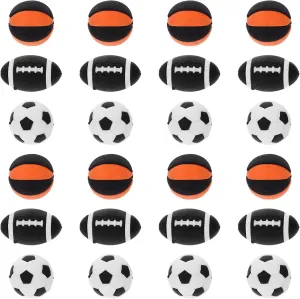 25pcs Mini Erasers Small Pencil Eraser for Kids Sports Balls Fun Decorative Set