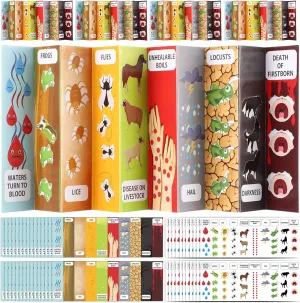 27 Set Passover Crafts 10 Plagues Crafts with Plagues Stickers Passover Cards Passover Games Passover Decorations Passover Gifts Pesach Crafts Passover Activity for Sunday School