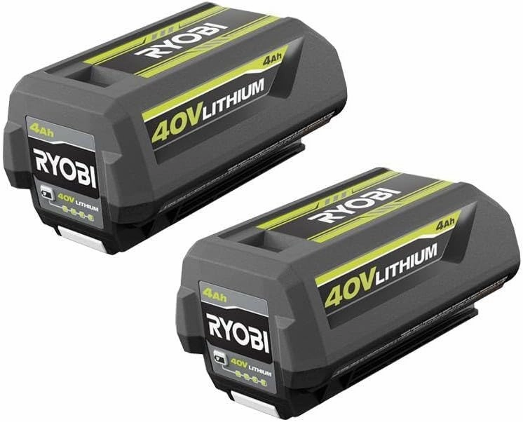 2-Pack Ryobi OEM 40V 4.0Ah Lithium-Ion Battery set OP4040