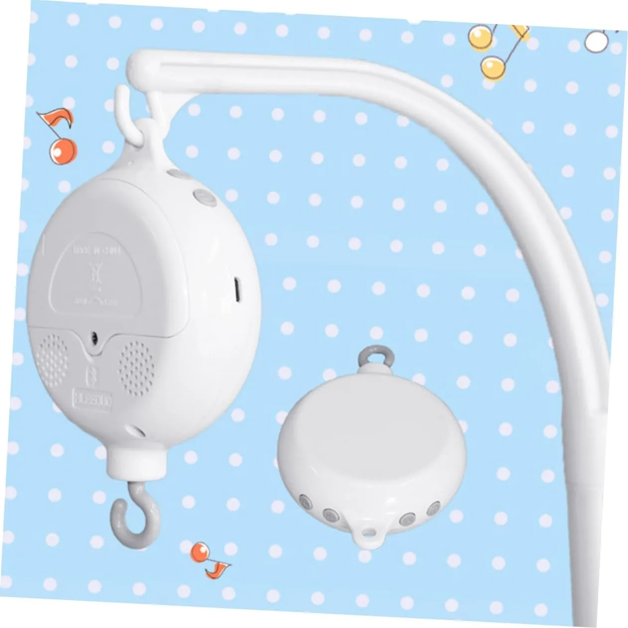 2pcs Baby Music Box 35 Tunes Musical Crib Mobile Musical Toy Bed Ring Accessory