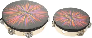 2pcs Percussion Hand Drum Musical Teaching Aid Interactive Instrument for Boys and Easy to Clean Safe Materials for Parent Communication