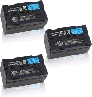 [3-Pack] 7.2V 5240mAh BDC70 Battery for Top-con BDC70 Li-ion Battery for Sokkia Total Stations
