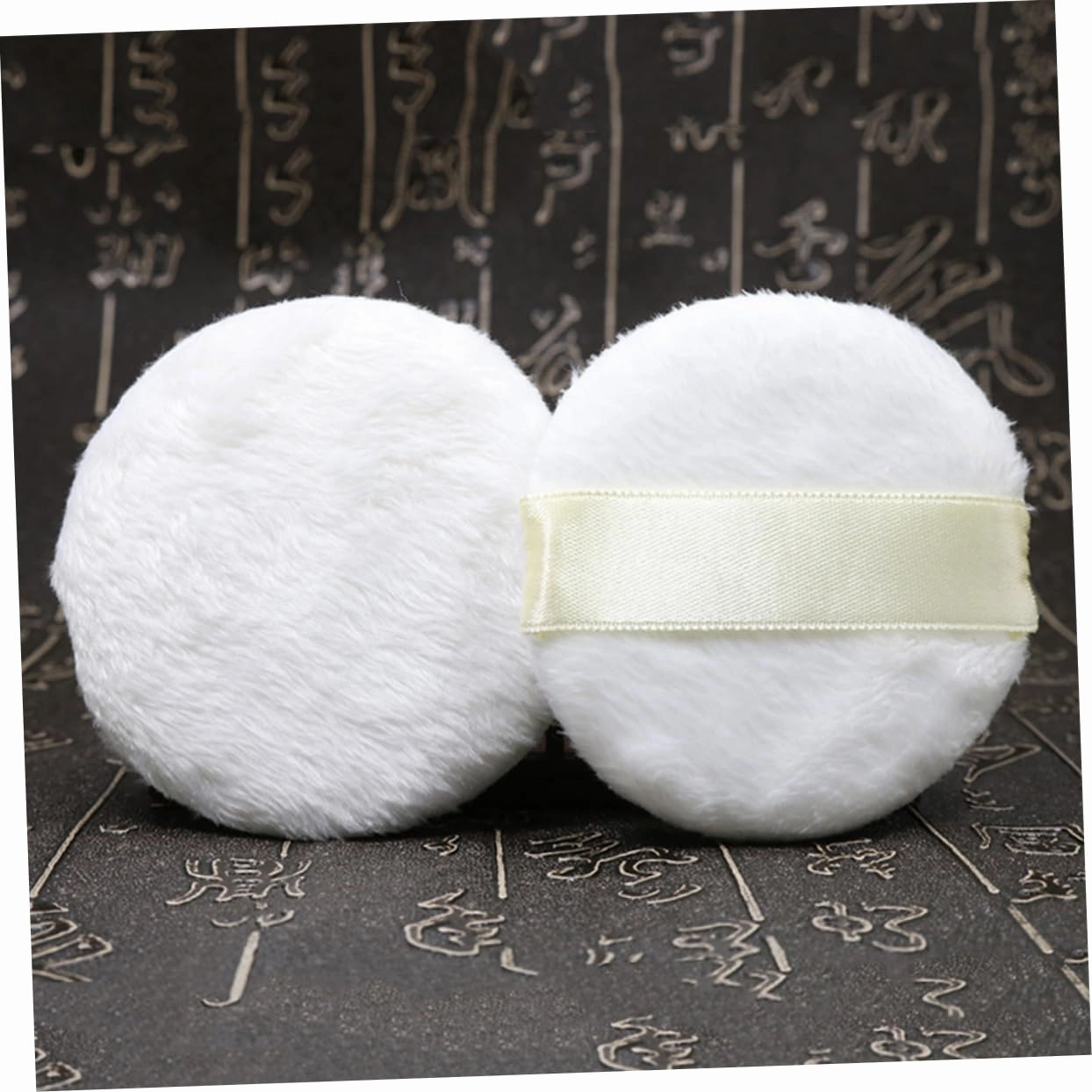 30pcs Plush Makeup Puff Fluffy Sponge for Foundation Concealer Blush Highlighter for Women Girls White