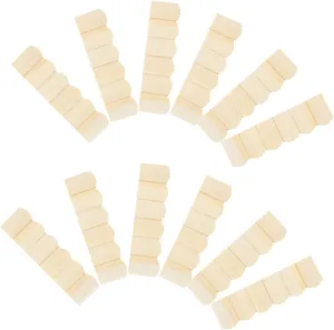36pcs Dollhouse Roof Tiles Natural Wooden Miniature Bricks for Dollhouse Decoration Easy Installation for Houses and Scene Props
