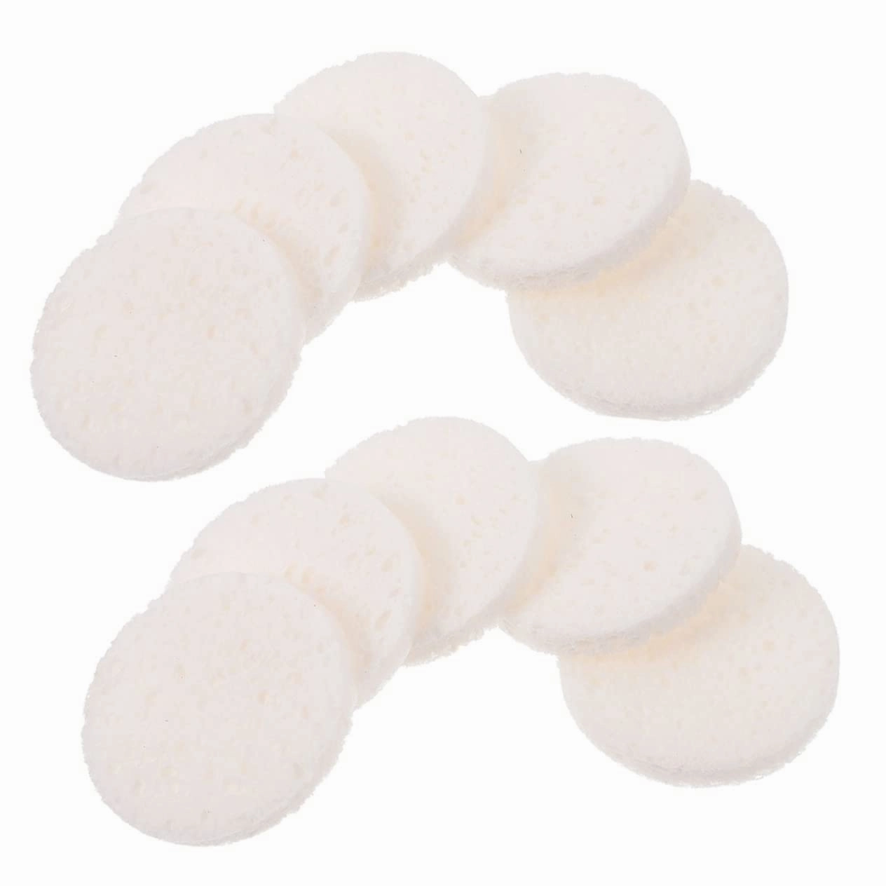 40pcs Face Cleaning Puff Rounded Makeup Pads for Comfortable Makeup Application Soft Face Washing Pad for Beginners Easy to Clean and Portable