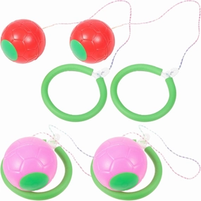 4 Pcs Jumping Ball for Equipment for Outdoor Play Safe Material Bouncy Balls for Boys Random Color Random Color