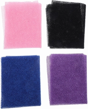 4pcs Long Body Scrubbers Convenient Exfoliating Back Washcloths for Shower Cleansing Accessory for All Ages Machine Washable African Bath Net