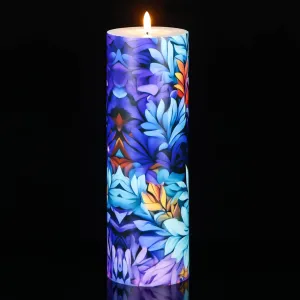 4" x 12" Large Waterproof Outdoor Flameless Pillar Candles with Remote Timer, Battery Operated Flickering Plastic LED Pillar Candles for Outdoor Larterns, Porch, Long Lasting, Pack of 1