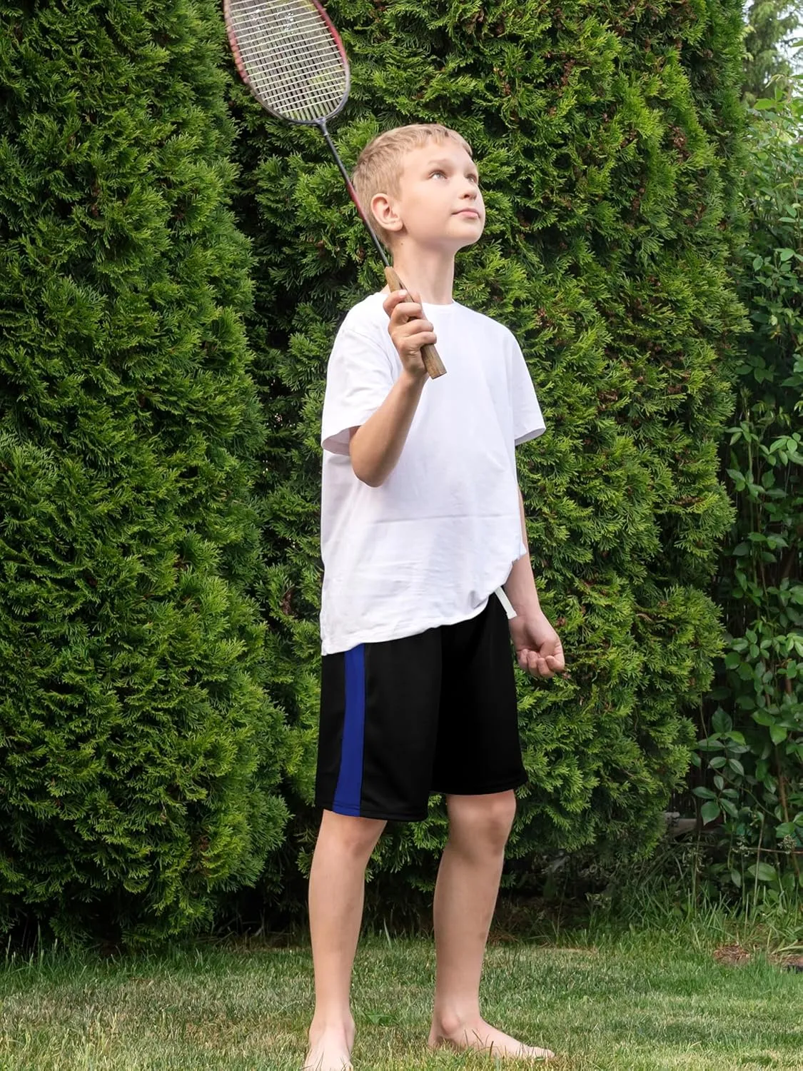 5 Pack Boys Shorts Boys Athletic Basketball Mesh Kids Soccer Gym Shorts Clothes Quick Dry Active Sports Shorts