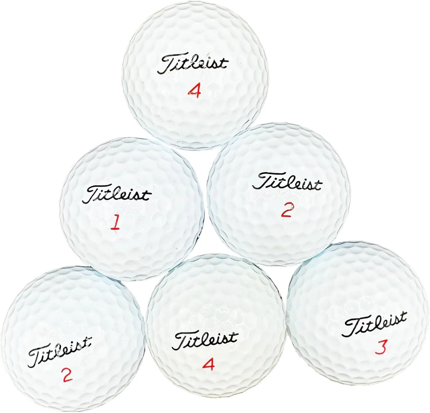 50 NXT/Trufeel/Velocity/DT Trusoft/Tour Soft Assorted Golf Balls Mix, White, 5/4A