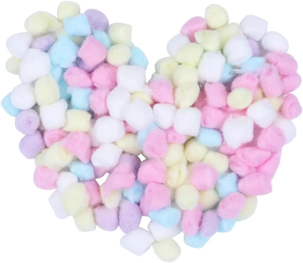 500g Pure Cotton Face Wash Cotton Balls Bulk Makeup Rounds Soft Absorbent Reusable Perfect for Home Beauty Salon