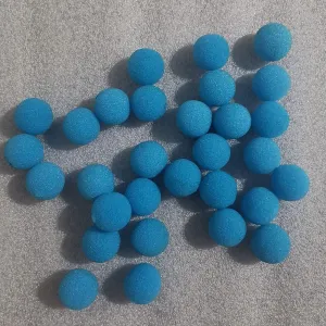 50pcs Set 2.5cm Blue Sponge Soft Ball Close-Up Magic Street Classical Comedy Trick Props(Blue,2.5cm/1inch)