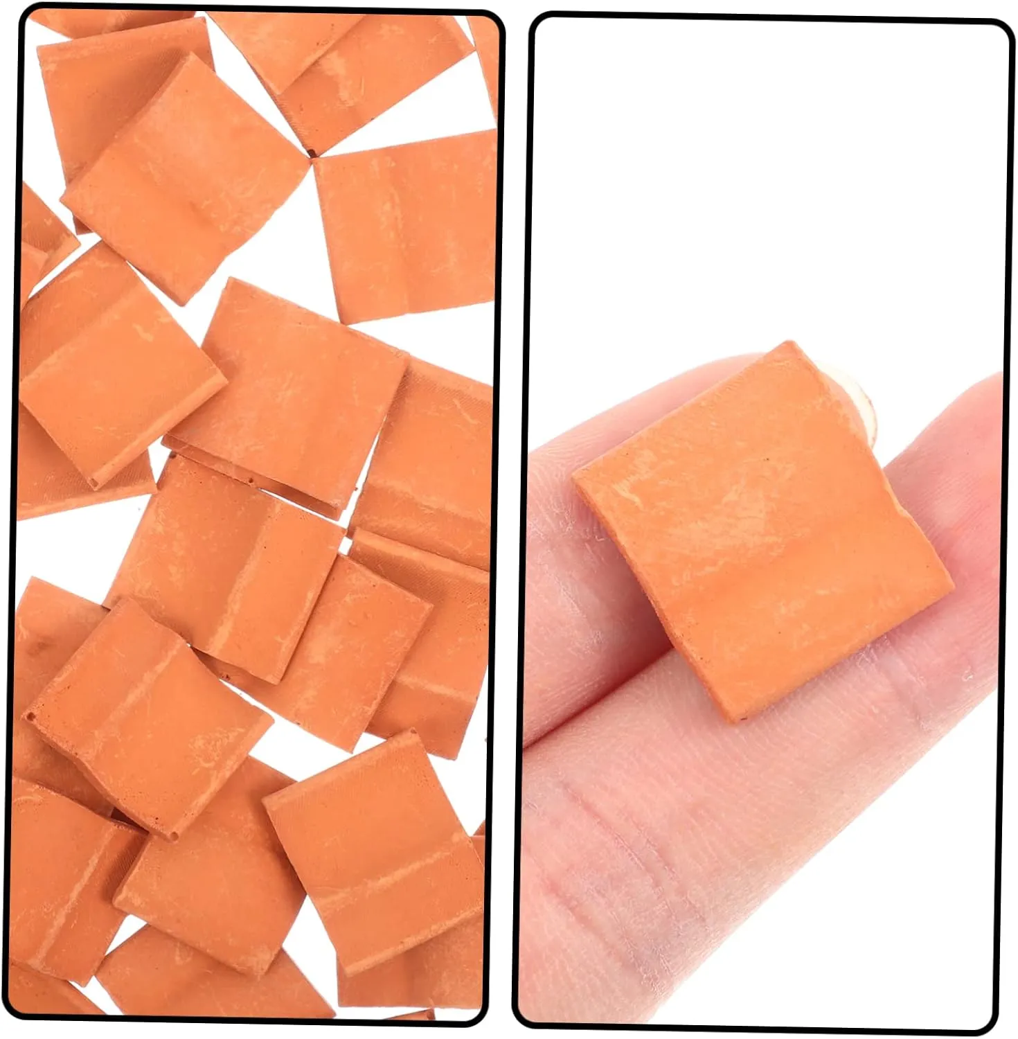 5sets Miniature Roof Tiles for DIY Layout Train Set Miniature Garden Architectural Building 50pcs*5