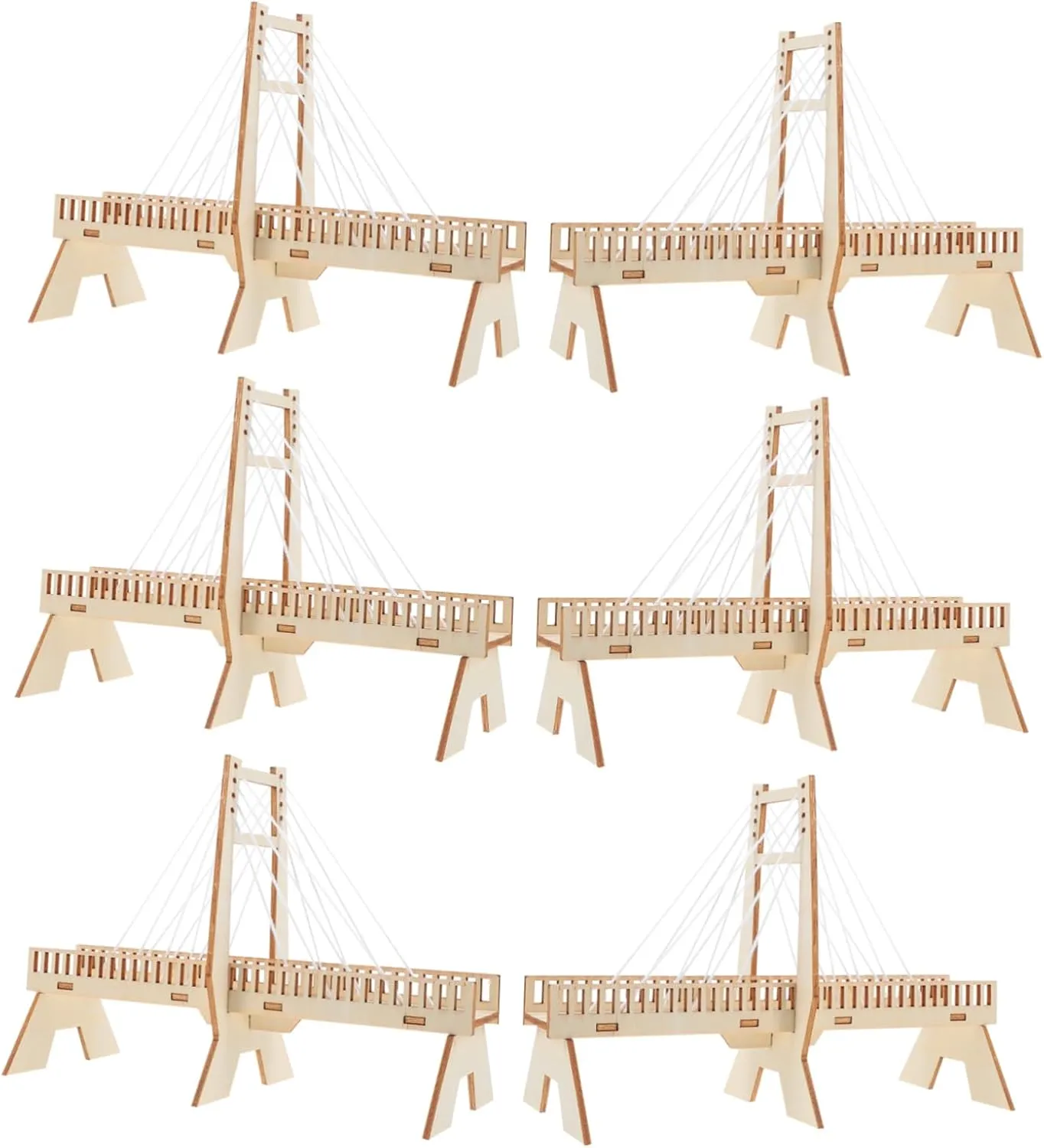 6 Sets DIY Physics Project for Interactive Wooden Model for Creative Learning and Family Engagement