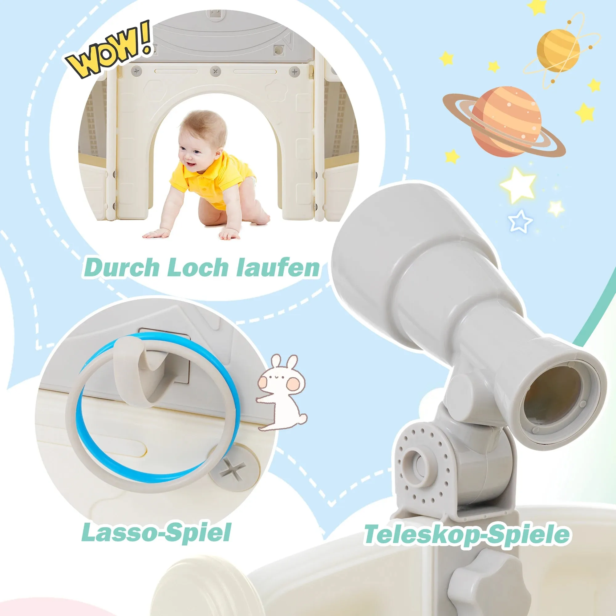 8-in-1 Kids Climbing Slide & Activity Set