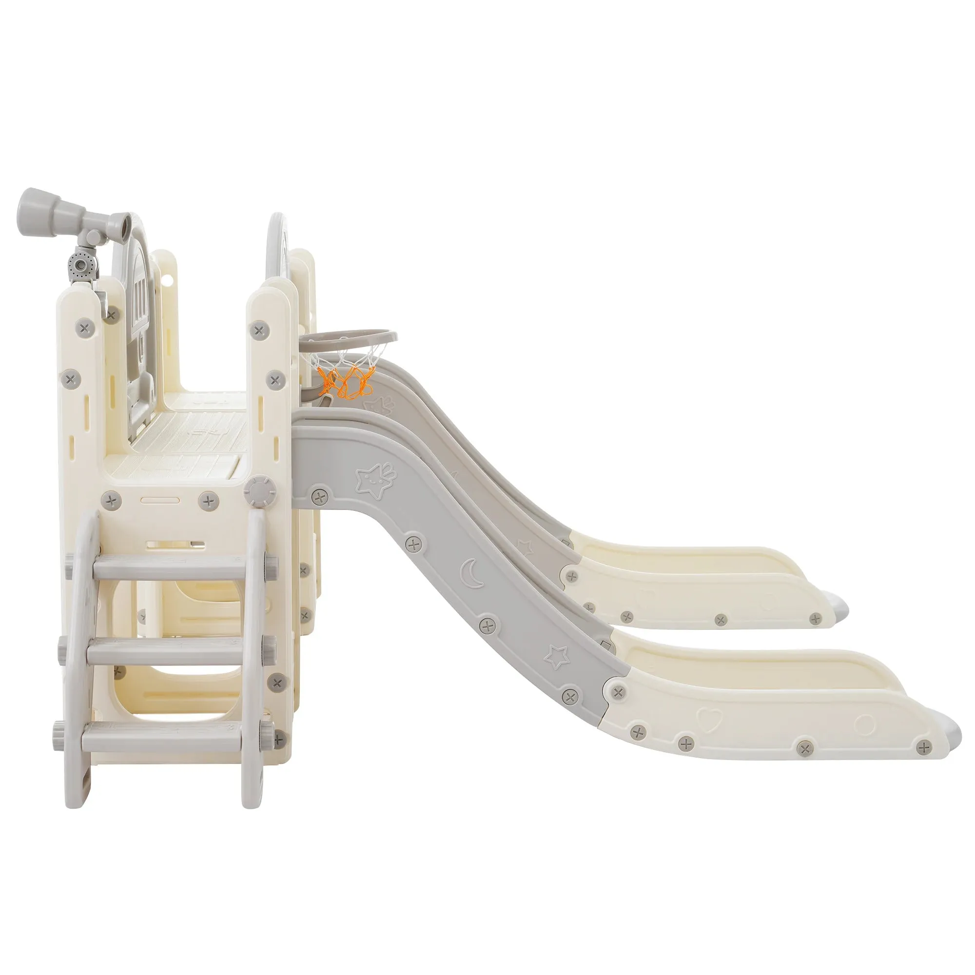 8-in-1 Kids Climbing Slide & Activity Set