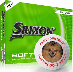 – Custom Srixon Soft Feel Golf Balls with Your Logo, Photo, or Text, 12-Pack – Great for Corporate Gifts, Events, or Personal Use