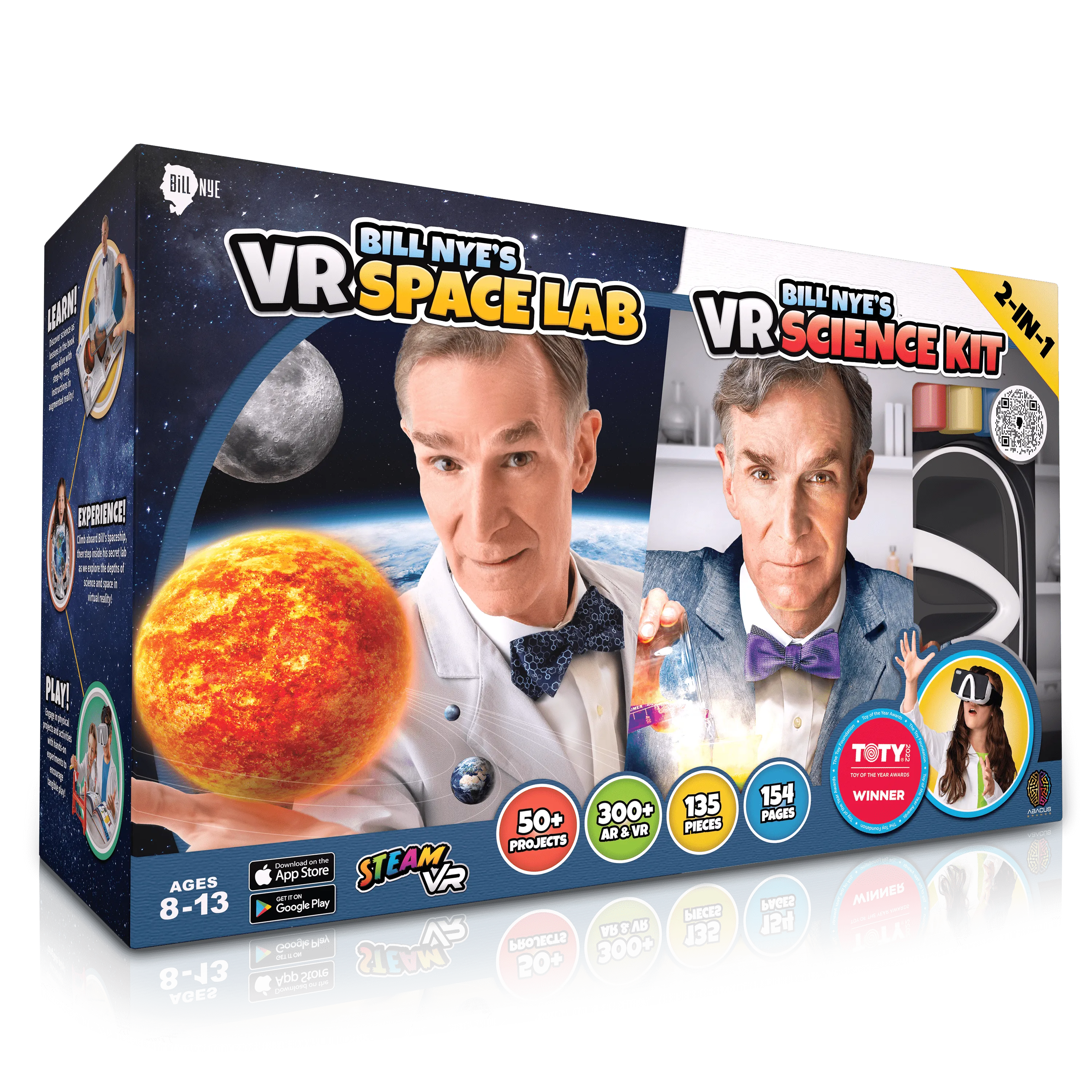 Abacus Brands, Inc. - Bill Nye Bundle Pack - VR Space Lab & Science Kit