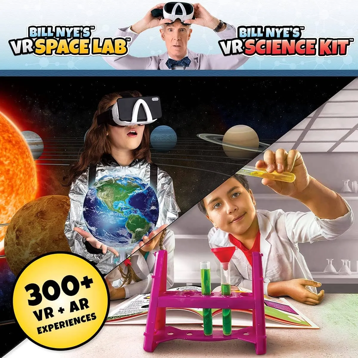 Abacus Brands, Inc. - Bill Nye Bundle Pack - VR Space Lab & Science Kit