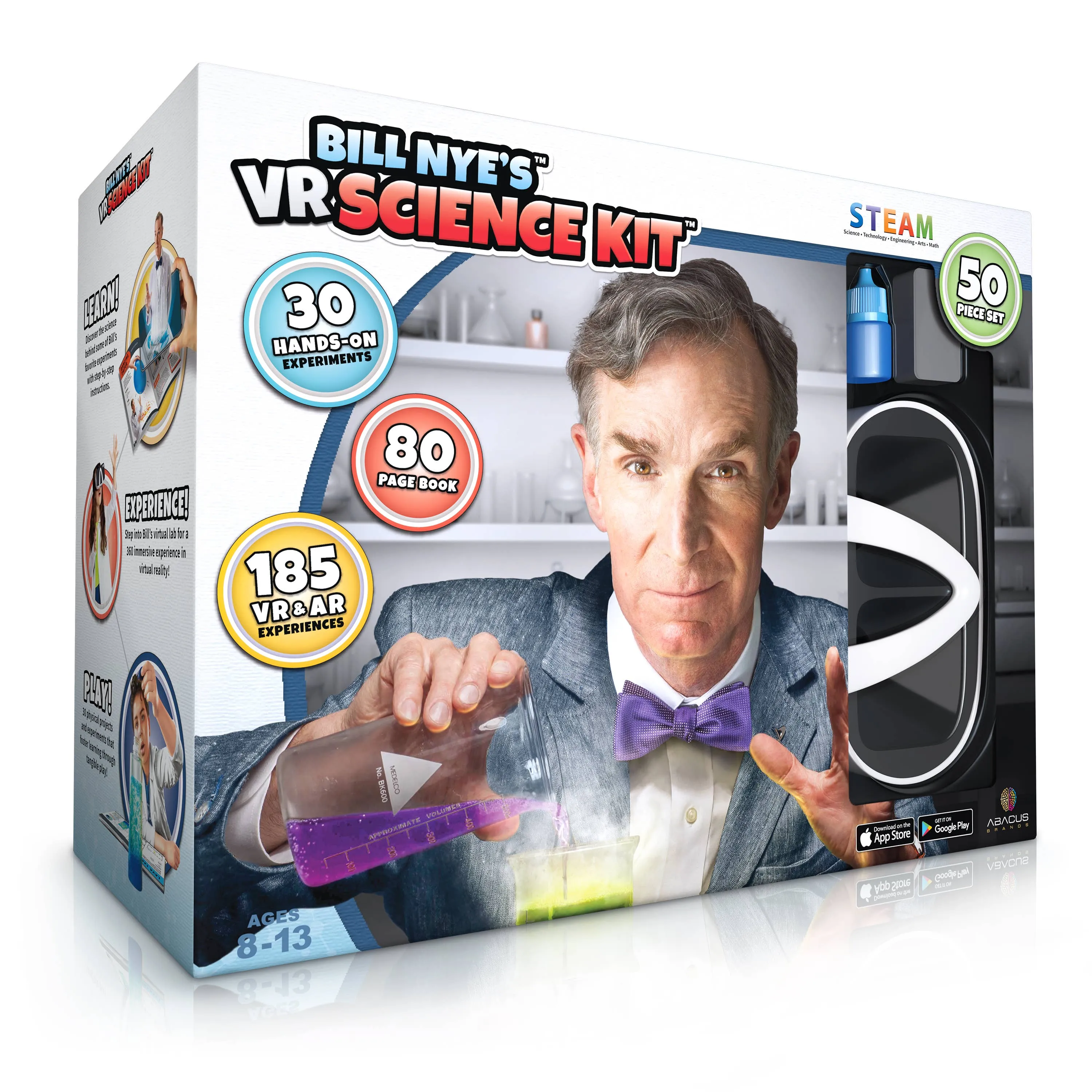 Abacus Brands, Inc. - Bill Nye's VR Science Kit - Virtual Reality Science Set