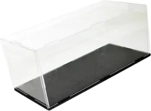 Acrylic Display Case with Base, Handicrafts Storage Shelf Crafts Assemble Collectibles Box Diecast Toy Cars Showcase, 25cmx14cmx10cm