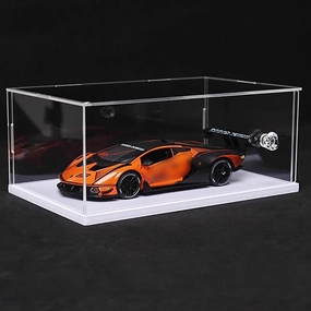 Acrylic Display Case Acrylic Display Box with Door, UV Protected Plastic Case for Model Car/Souvenir/Blind Box/Book, Transparent Storage Case Show Stand(50 x 35 x 35 cm (20 x 14 x 14 in))