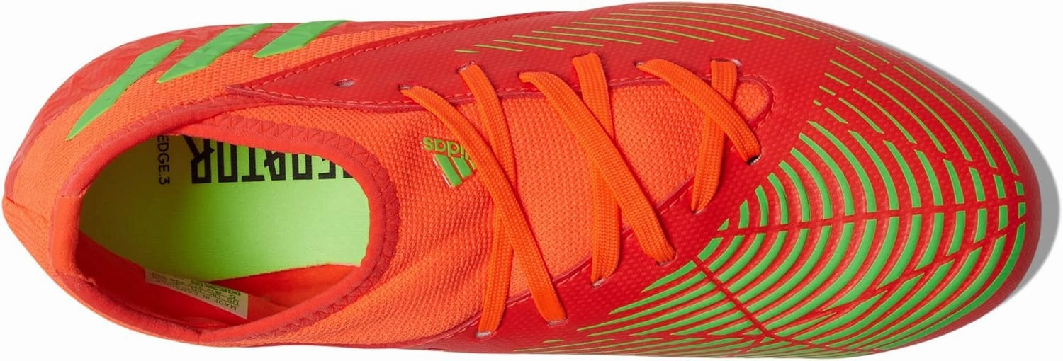 adidas Unisex Predator Edge.3 Firm Ground Soccer Shoe - Kids Soccer Cleat