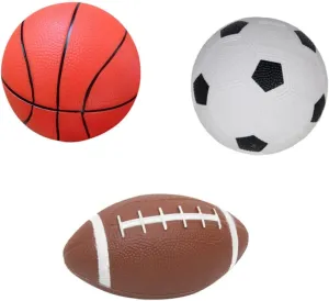 Alasum Inflatable Ball Mini B Football Balloon Inflator Pump Basketballs for Mini Basketball Mini Ball Soccer
