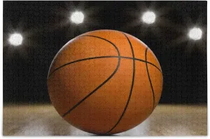 ALAZA Basketball 3D Sport Jigsaw Puzzle Leisure Creative Games 1000 Pieces for Adults Children